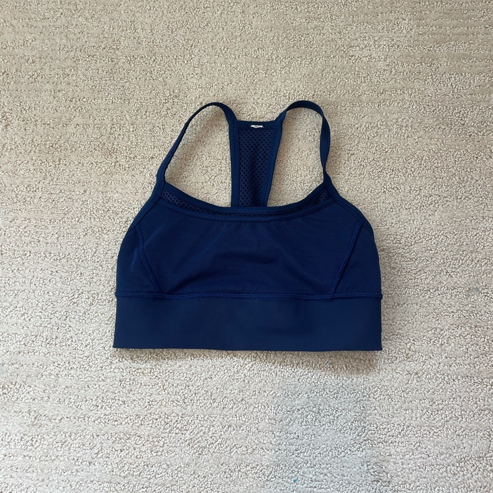 Lululemon Sports Bra Size 4 Navy Blue